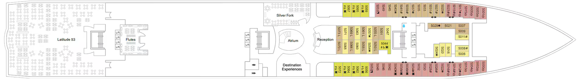 Marella Cruises, Marella Voyager Deck 5.png